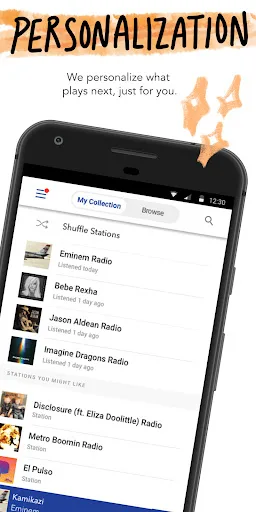 Pandora - Music & Podcasts Android app screenshot 2
