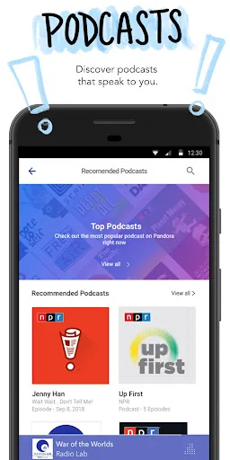 Pandora - Music & Podcasts Android app screenshot 5