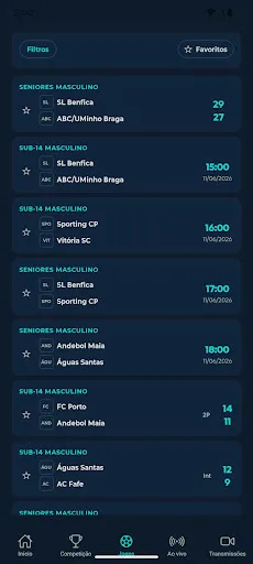 Paredes Handball Cup Android app screenshot 2