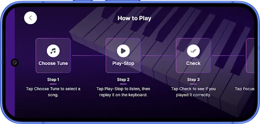 Piano Keyboard Android app screenshot 2
