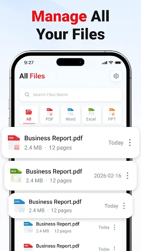 PDF Scanner: Documents & Files Android app screenshot 2