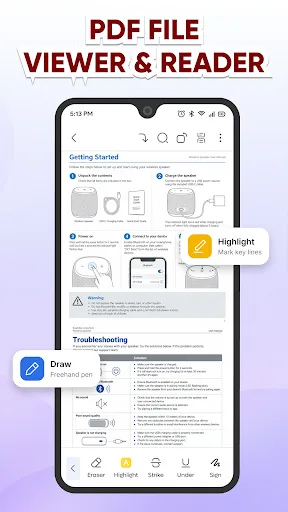 PDF Editor - Document Viewer Android app screenshot 2