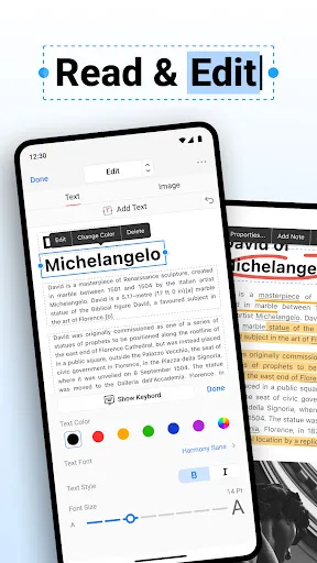 PDFgear: PDF Editor & Reader Android app screenshot 3
