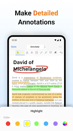 PDFgear: PDF Editor & Reader Android app screenshot 4