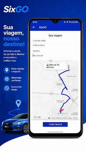 SixGo Android app screenshot 1