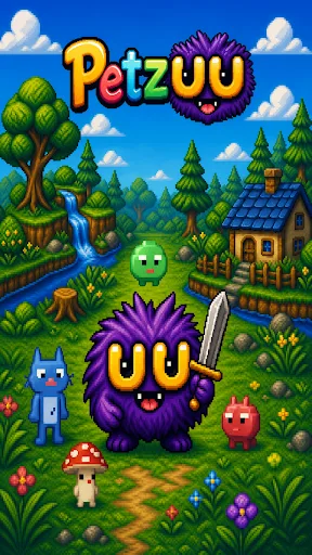 Petzuu: Pixel Sandbox RPG Android app screenshot 3
