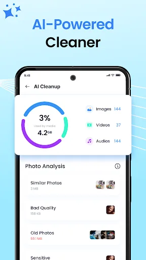 Phone Cleaner AI & Antivirus Android app screenshot 4
