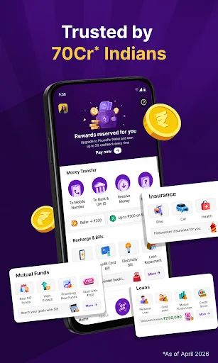 PhonePe UPI Payments, Loan App Android app screenshot 1