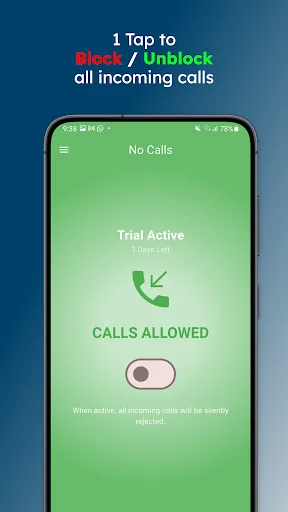 No Calls - SMS only Android app screenshot 2