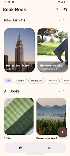 Book Nook Android app screenshot 1