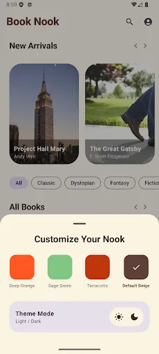 Book Nook Android app screenshot 2