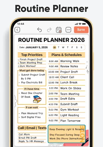 Daily Planner, To Do List Android app screenshot 3