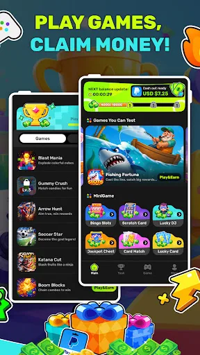 Play Hub: Earn Cash Games Android app screenshot 2
