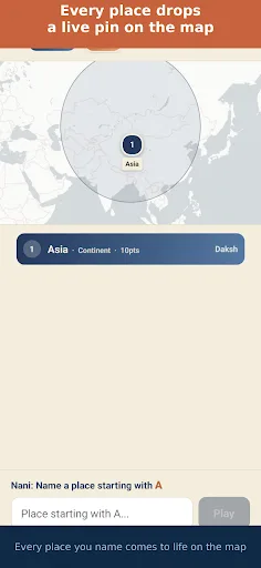 Mappi — Geography Chain Game Android app screenshot 2