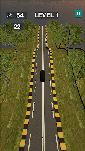 Rolling Wheel Slope Game Android app screenshot 1