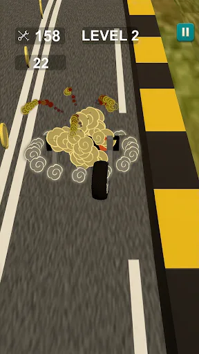 Rolling Wheel Slope Game Android app screenshot 4