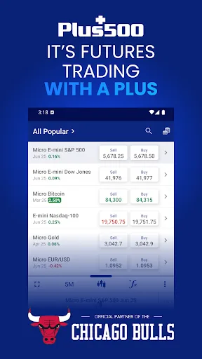 Plus500 Trading & Investing Android app screenshot 1