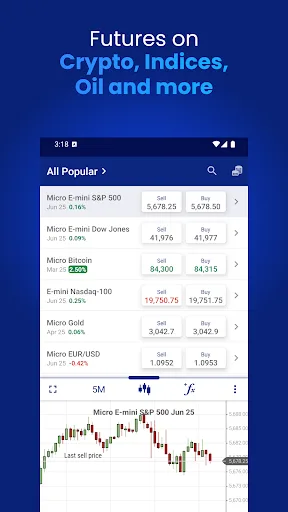 Plus500 Trading & Investing Android app screenshot 2