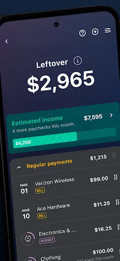 PocketGuard・Budget Planner App Android app screenshot 2