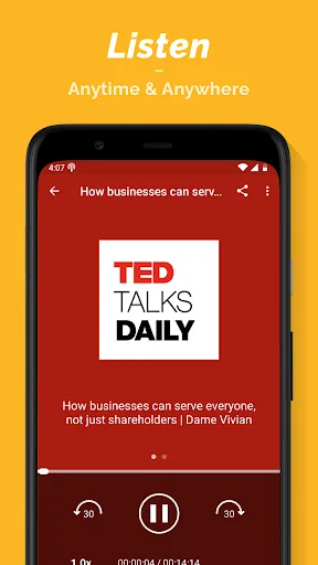 Podcast Player Android app screenshot 2