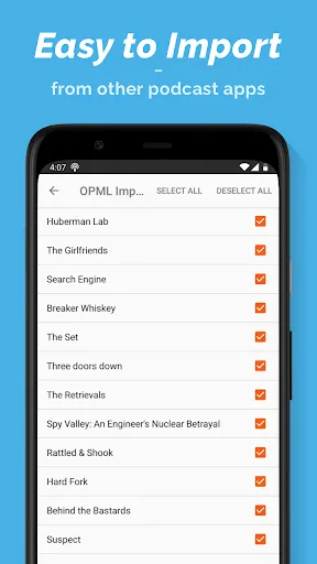 Podcast Player Android app screenshot 3