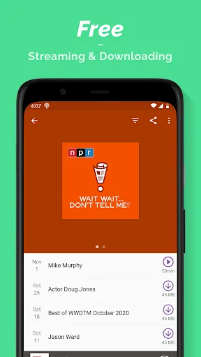 Podcast Player Android app screenshot 5