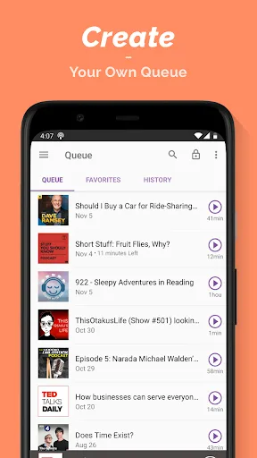 Podcast Player Android app screenshot 6