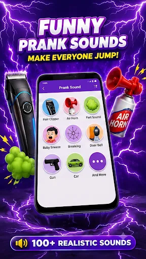 Prank Sounds: Haircut Launcher Android app screenshot 1
