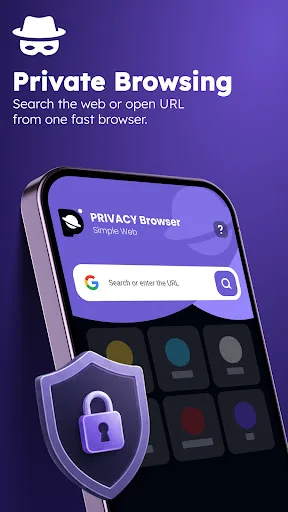 Privacy Browser: Simple Web Android app screenshot 1