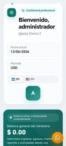 Iglesia Admin Pro Android app screenshot 1