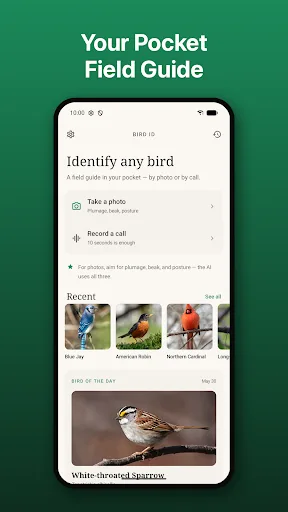 Bird ID: Identifier & Calls Android app screenshot 1