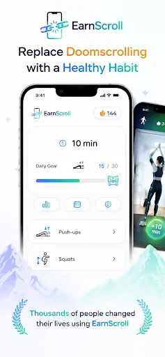 EarnScroll: Reduce Screen Time Android app screenshot 1