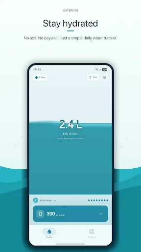 Water Reminder & Tracker App Android app screenshot 1