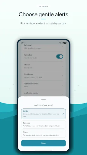 Water Reminder & Tracker App Android app screenshot 6
