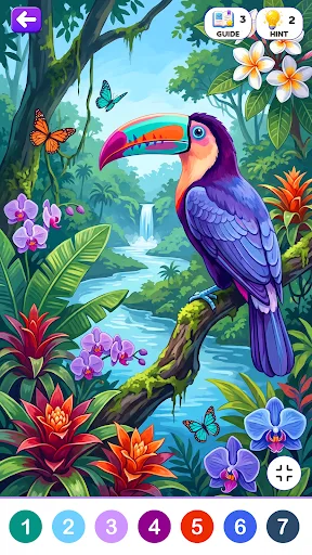 Color by Number: Coloring Aura Android app screenshot 2