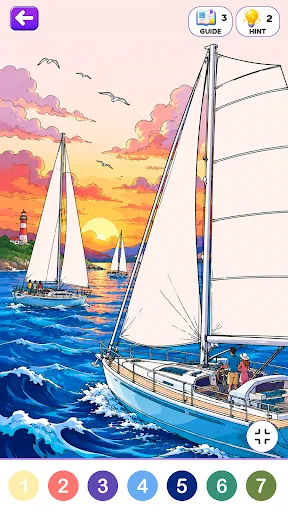 Color by Number: Coloring Aura Android app screenshot 4