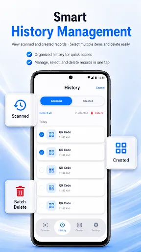 QR Scanner & Barcode Reader Android app screenshot 2