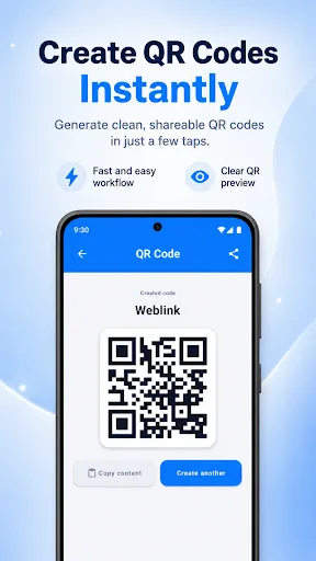 QR Scanner & Barcode Reader Android app screenshot 3