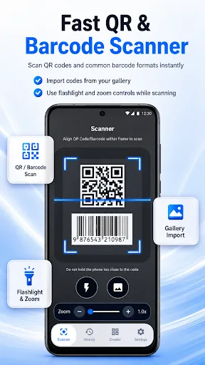 QR Scanner & Barcode Reader Android app screenshot 6