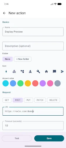 WebHookDeck: Watch Webhooks Android app screenshot 3