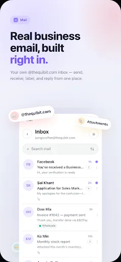 Quibit Suite Android app screenshot 2
