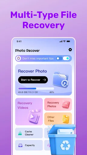 FileRescue Pro Android app screenshot 1