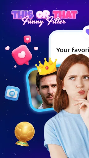 This Or That Test: Fun Filter Android app screenshot 1