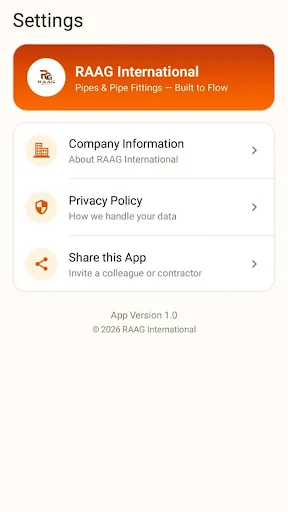 RAAG International Android app screenshot 5