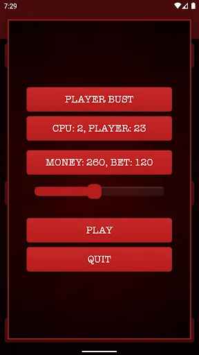 21 Twenty One - Blackjack Game Android app screenshot 5