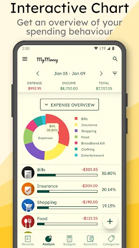 MyMoney—Track Expense & Budget Android app screenshot 2