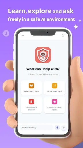 RaiKid: Safe AI for Kids Android app screenshot 1