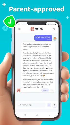 RaiKid: Safe AI for Kids Android app screenshot 3