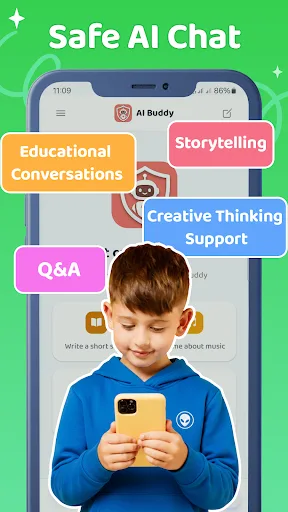 RaiKid: Safe AI for Kids Android app screenshot 4