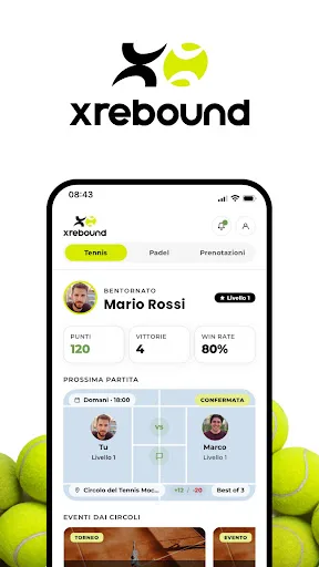 XRebound Android app screenshot 1